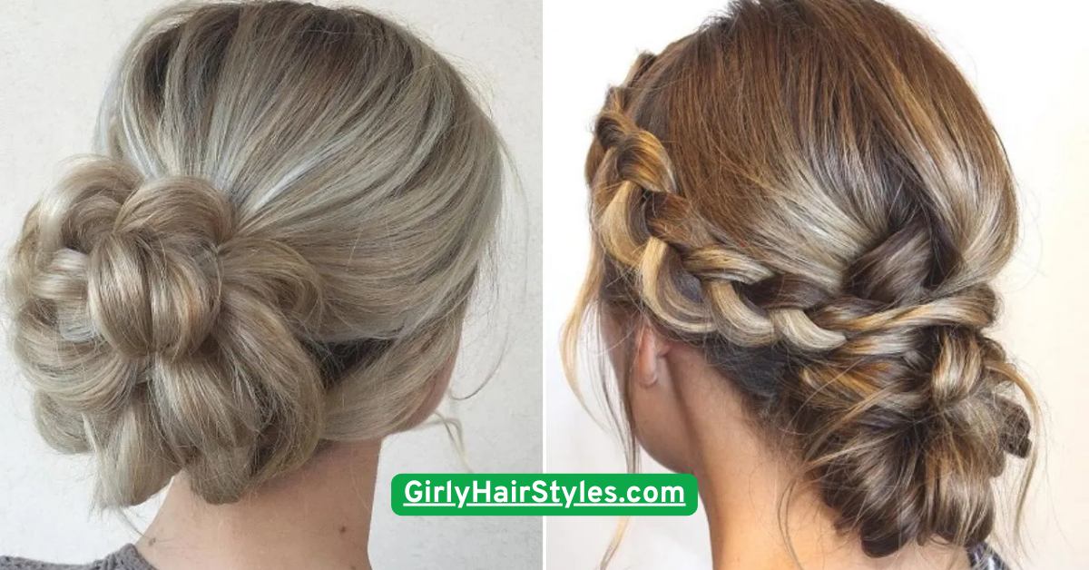 Mini Buns and Loose Waves Combo