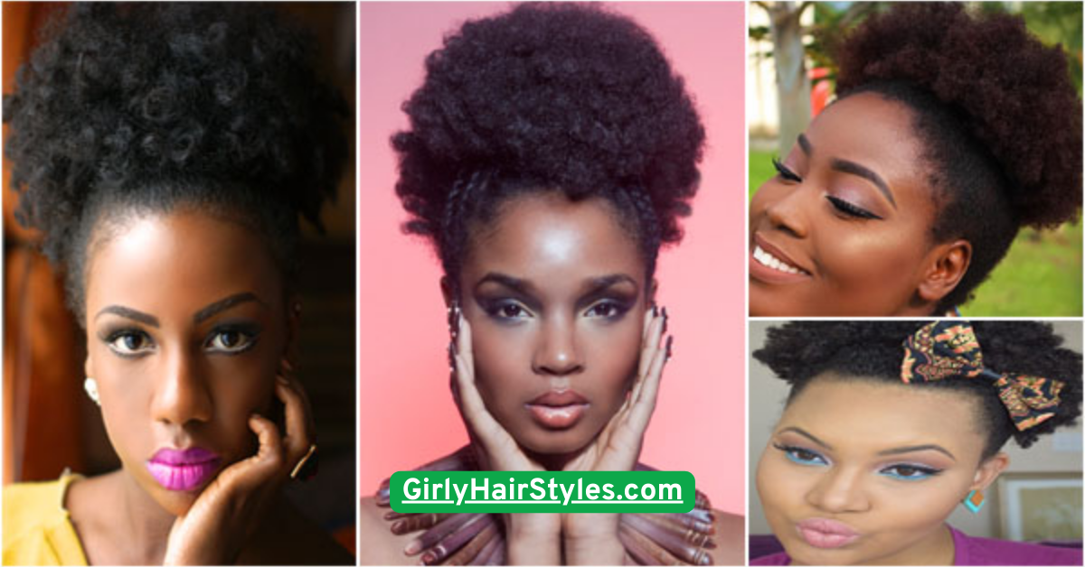 Puffy Afro Puffs for Natural Hair Beauty