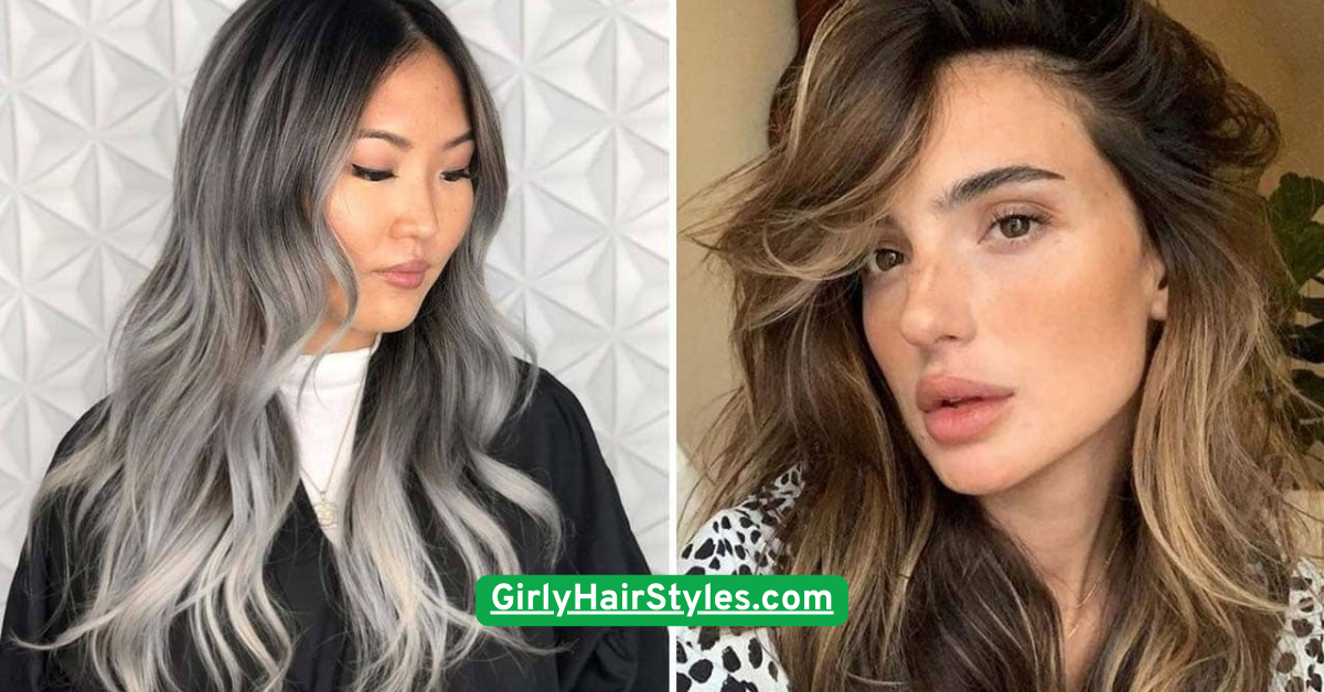 Straight and Sleek Middle Part