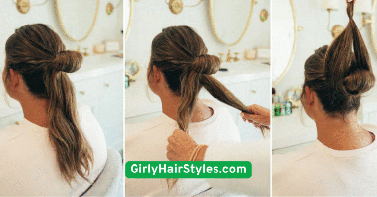 . Messy Bun with a Twist