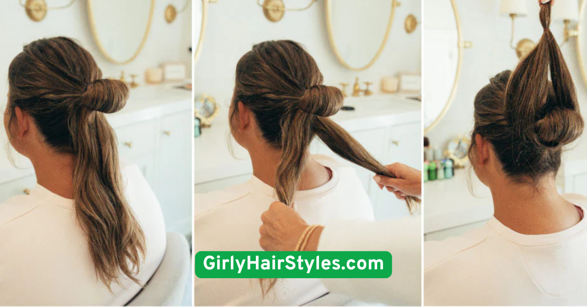 . Messy Bun with a Twist
