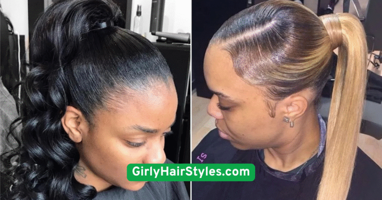 Sleek Low Ponytail