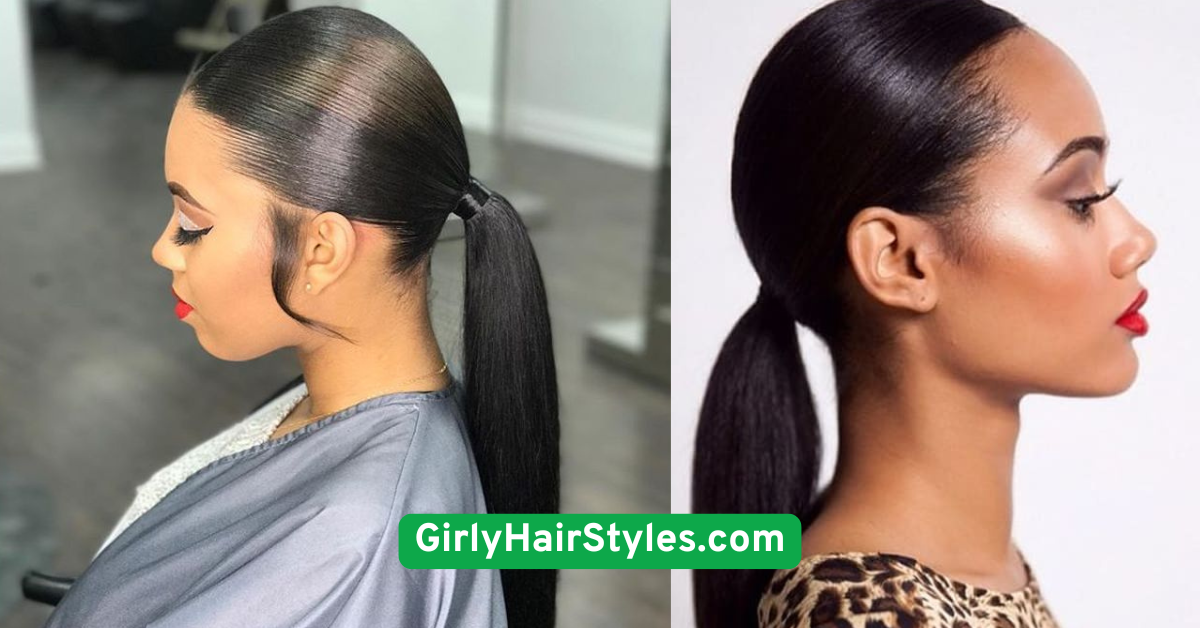 Sleek Low Ponytail