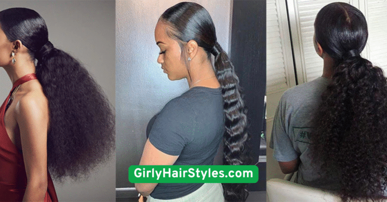 Sleek Low Ponytail