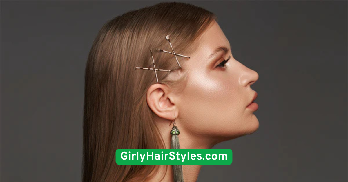  Criss-Cross Bobby Pin Style