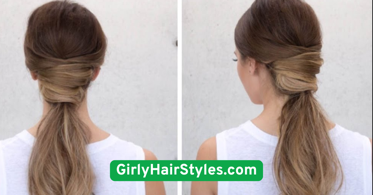 . Crisscross Ponytail