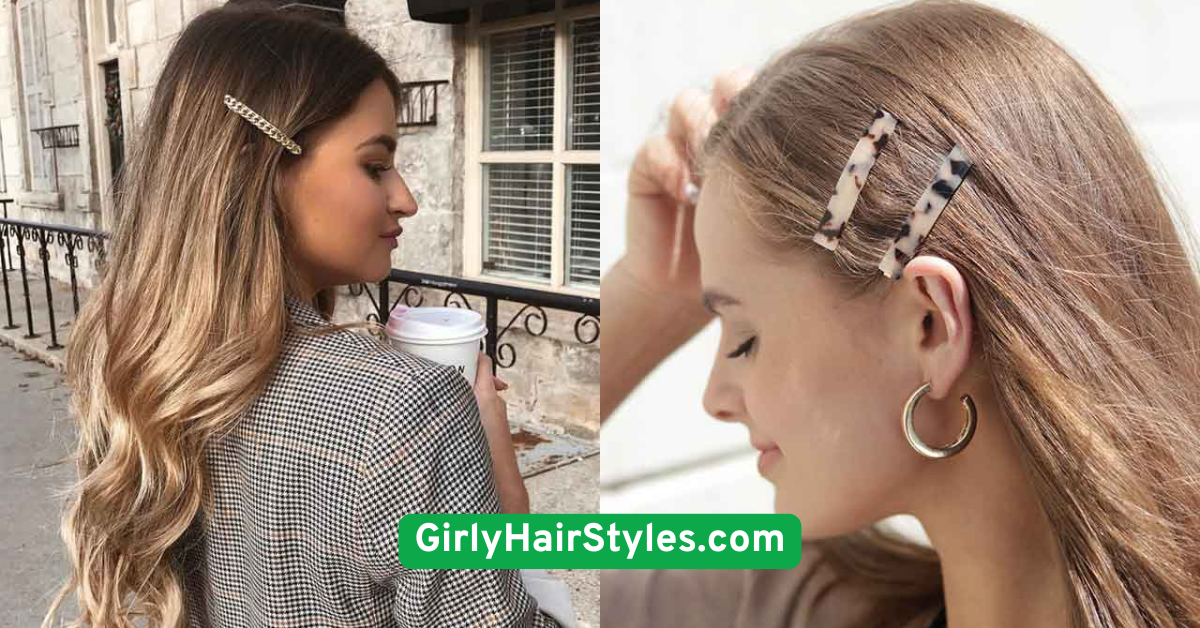 Sleek Straight Hair with Clip