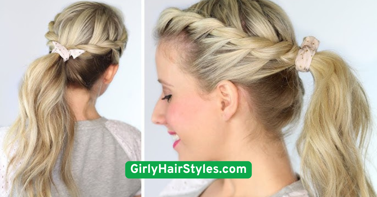 . Twisted Low Ponytail