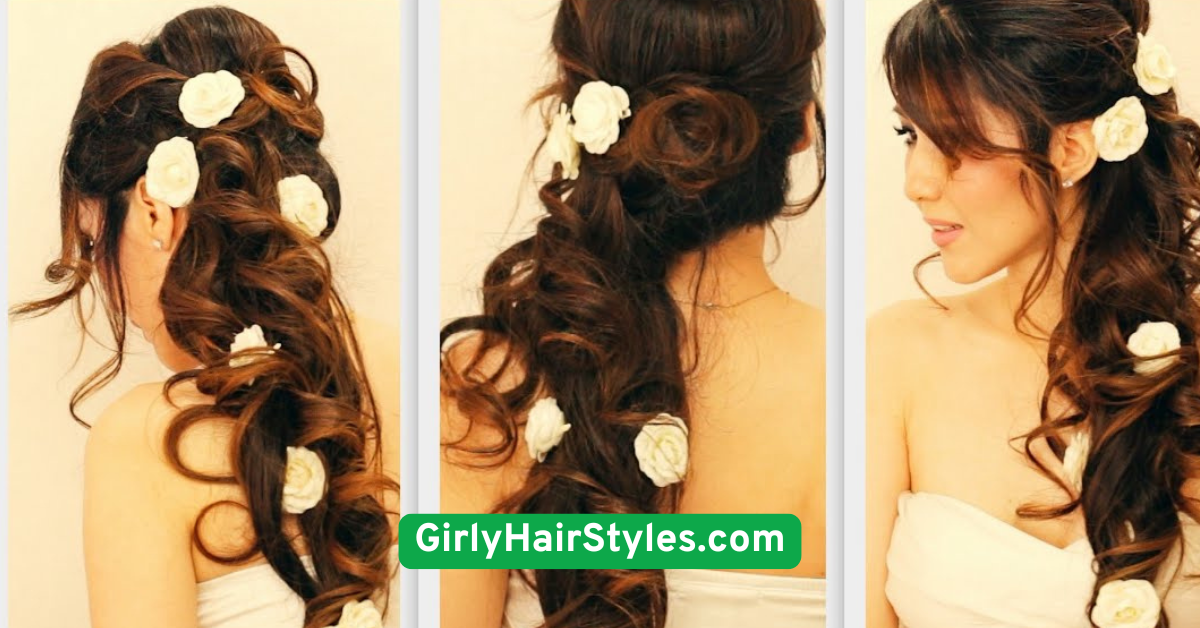  Side Swept Curls