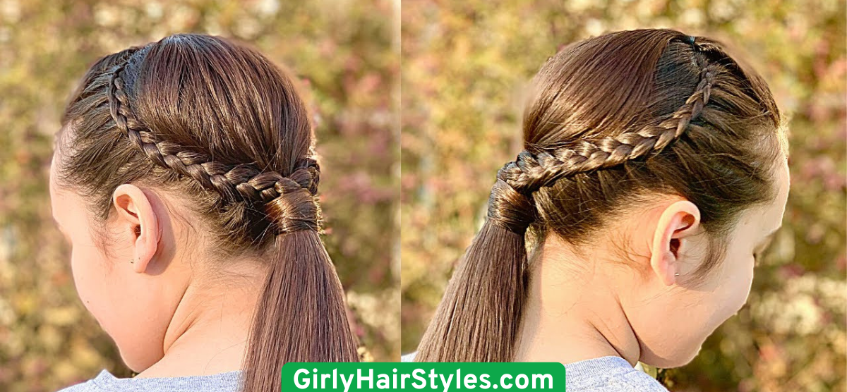 . Ponytail with Ribbons