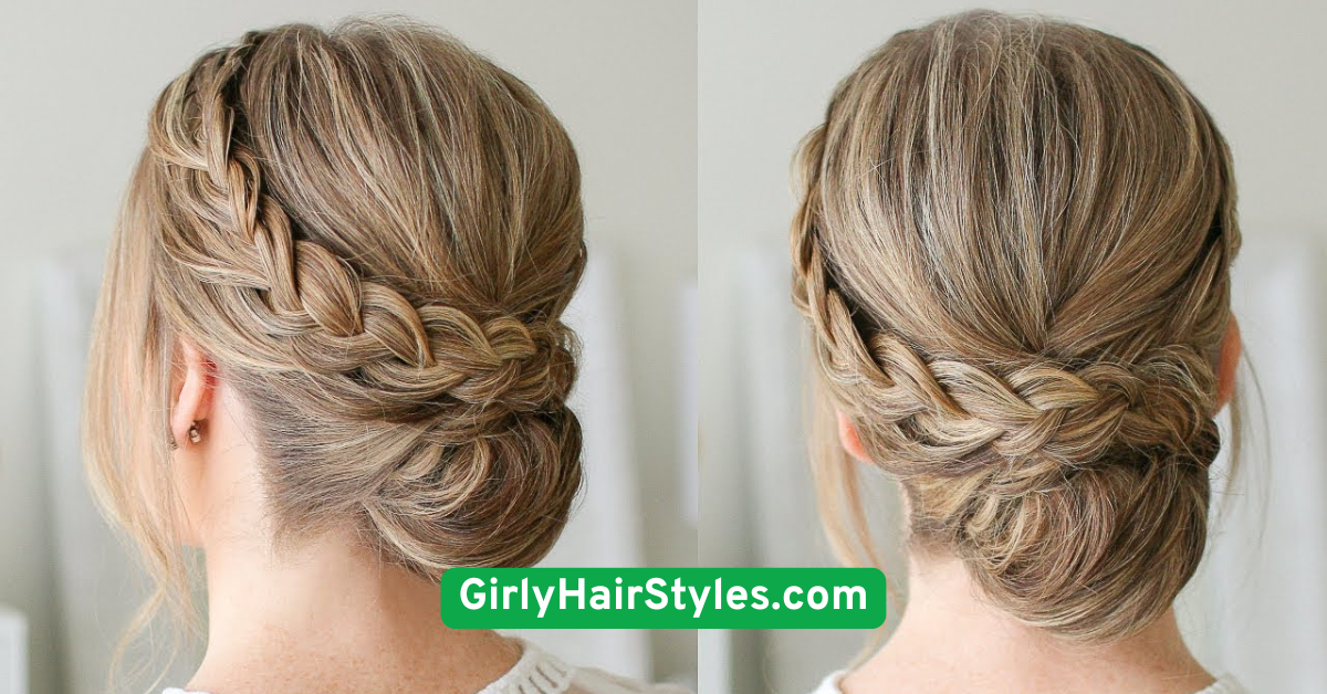 . Rolled Braid Updo