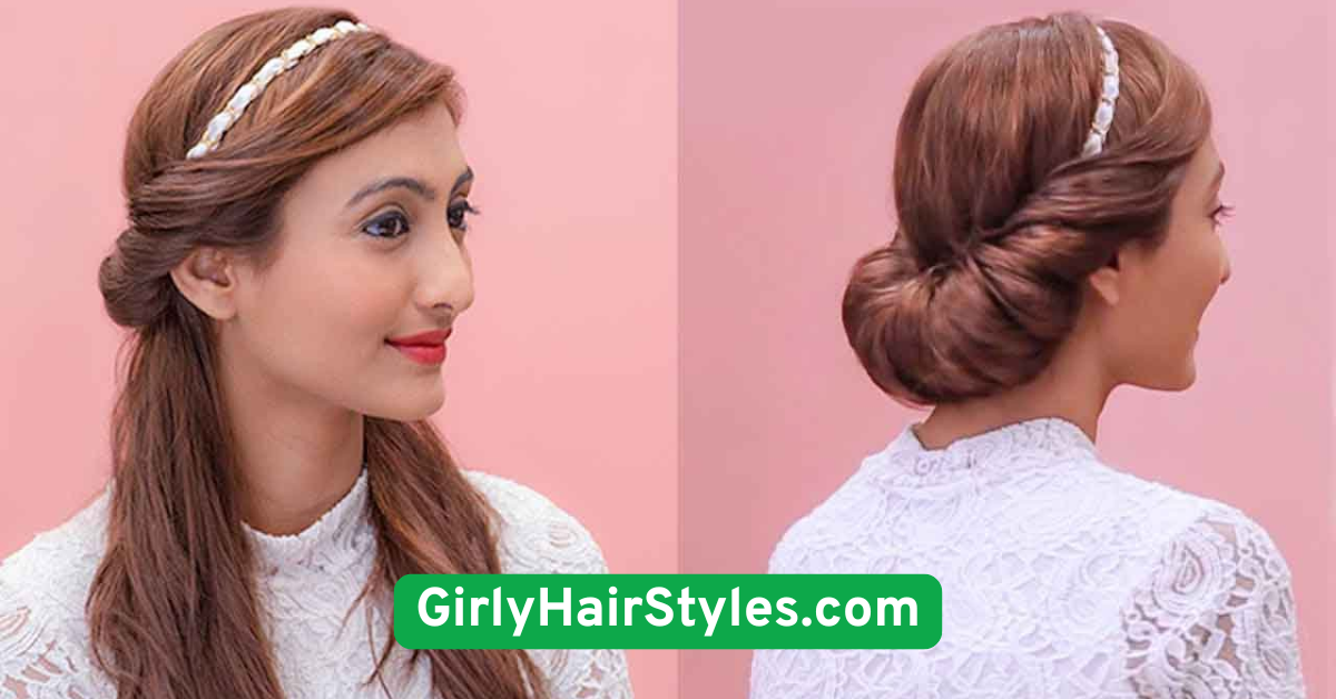 Rolled Headband Updo