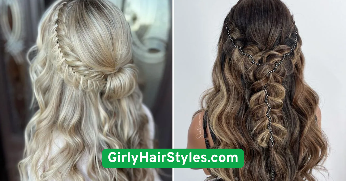 Half-Up Braided Crown