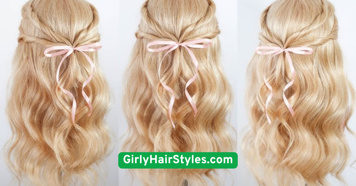 Half-Up Half-Down with a Bow