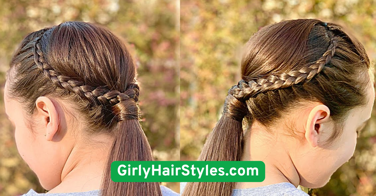 . Low Braided Ponytail