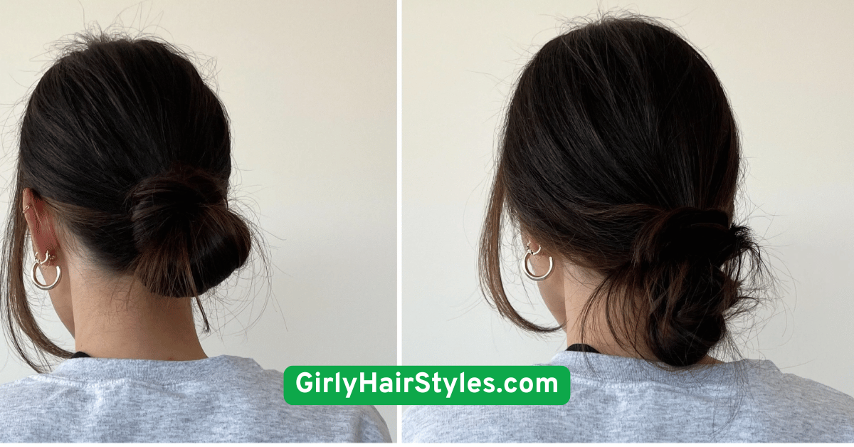 Messy Bun with Soft Tendrils