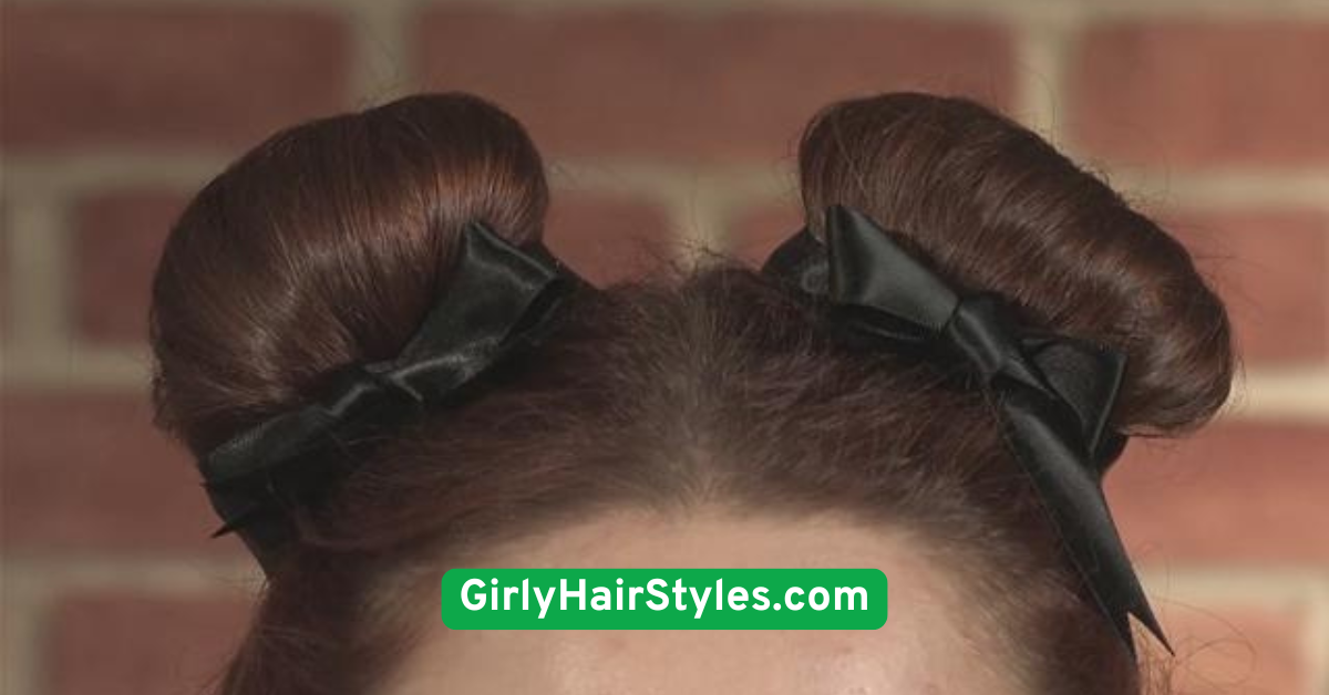 Messy Bun with a Bow