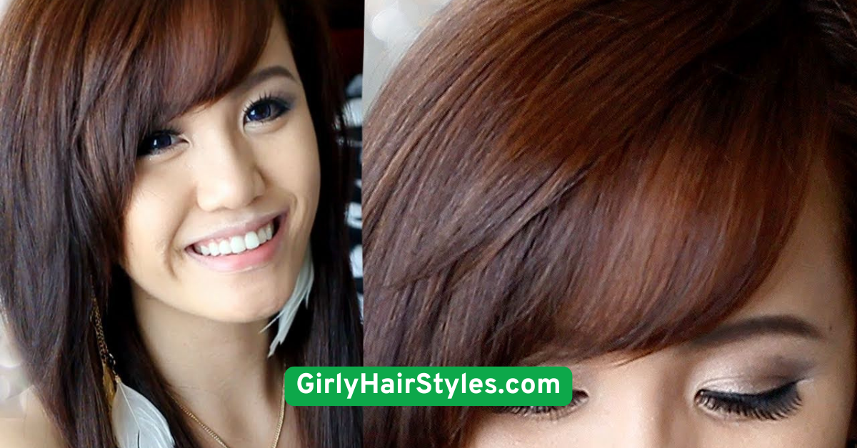 Side Swept Bangs with Clips