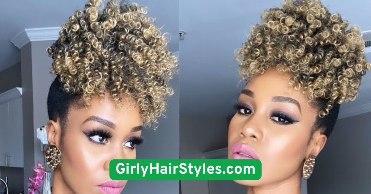 Quick Puff with Edge Control (4C Hair)