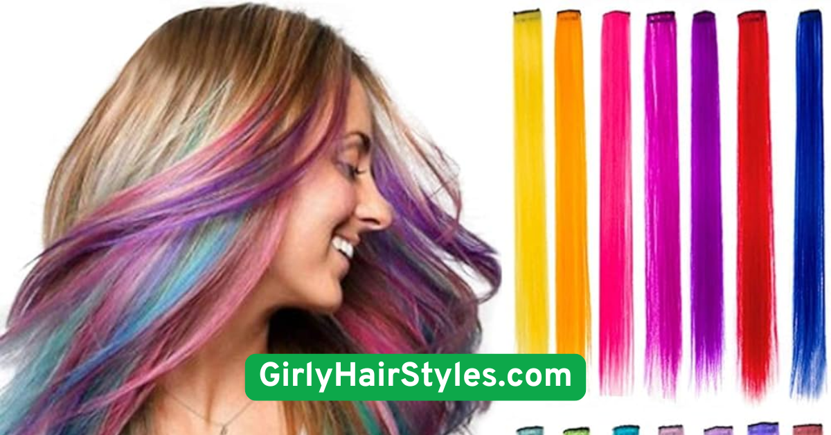 Clip-In Color Streaks