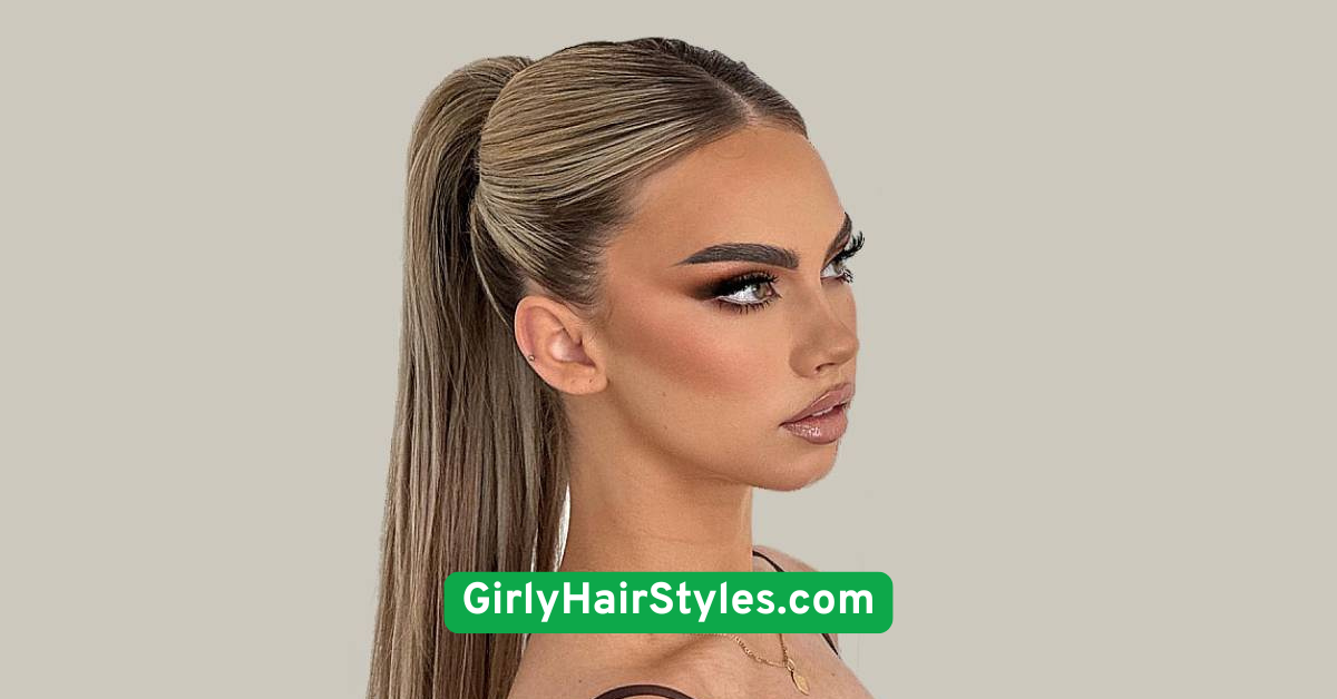  Low Sleek Ponytail