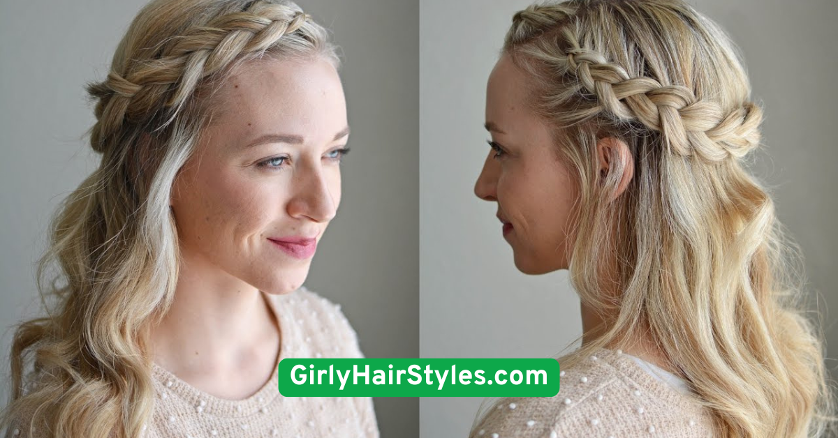 Half-Up Braided Crown