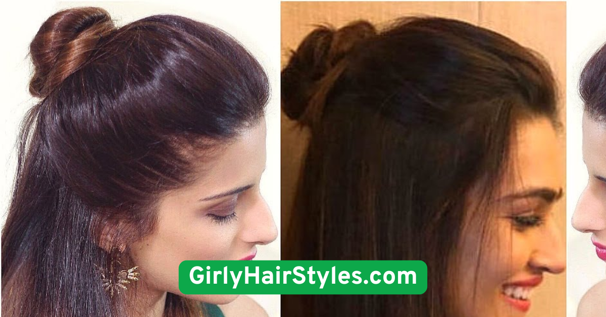 . Half-Up Bun