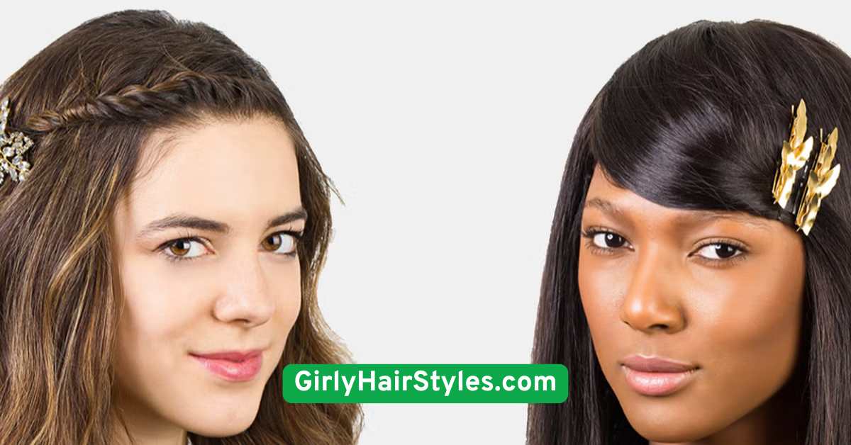 . Side-Swept Bangs with Clip