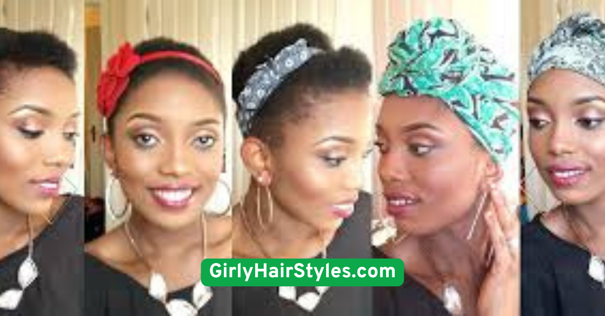 Natural Hair with Accessories