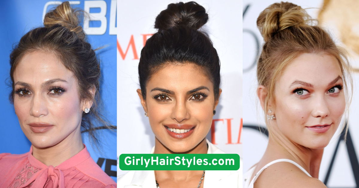 . Fun Top Knot or Bun