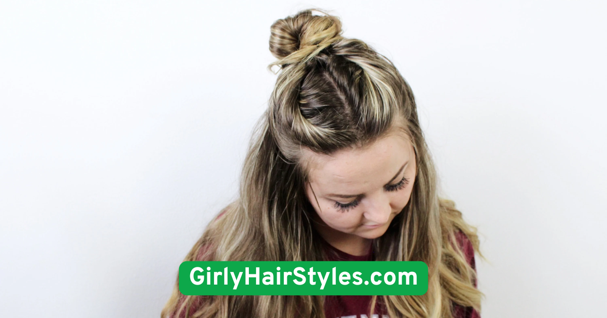 . Half-Up Top Knot