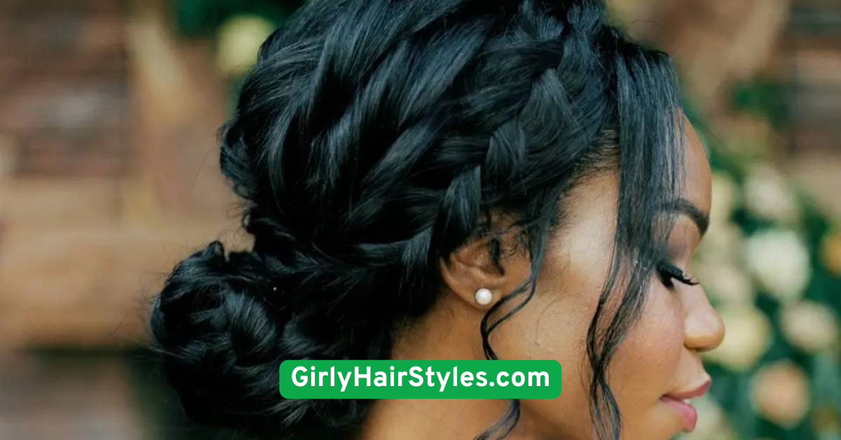 Low Bun with Face-Framing Strands