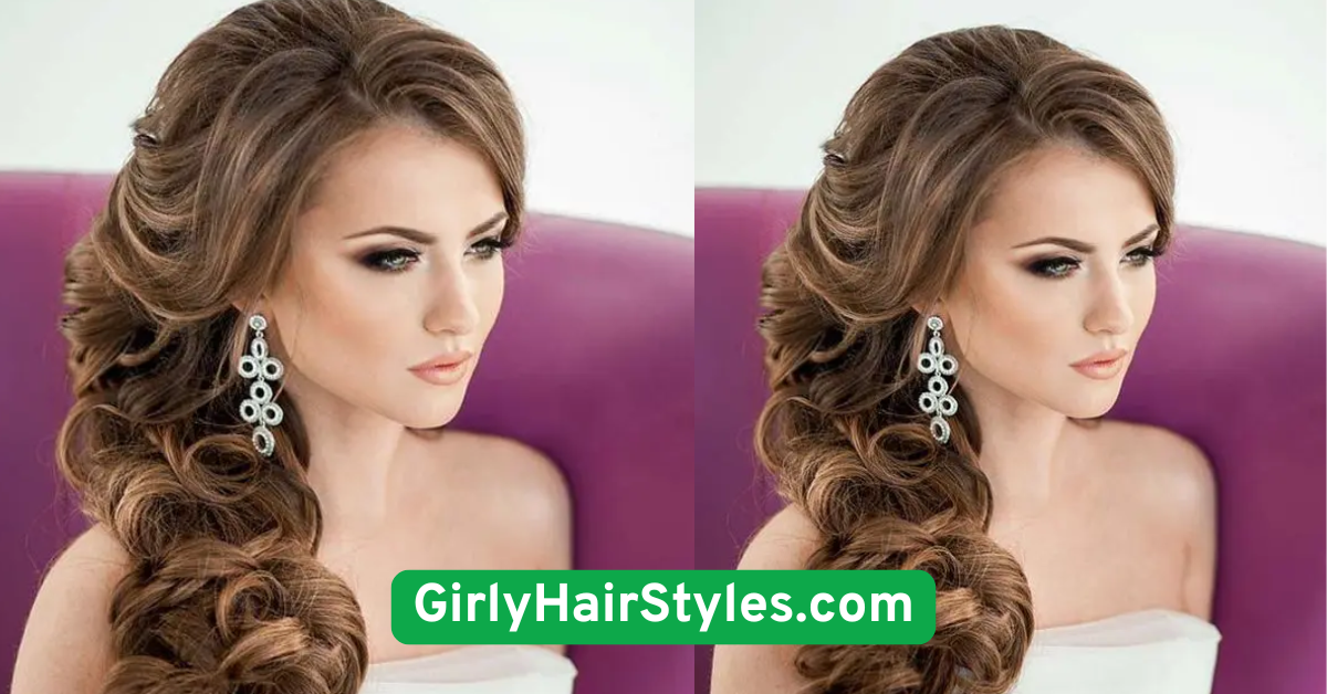  Side Swept Curls
