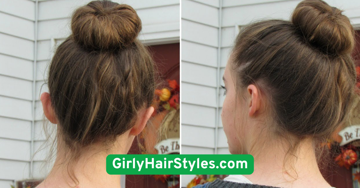 High Top Knot with Scrunchie