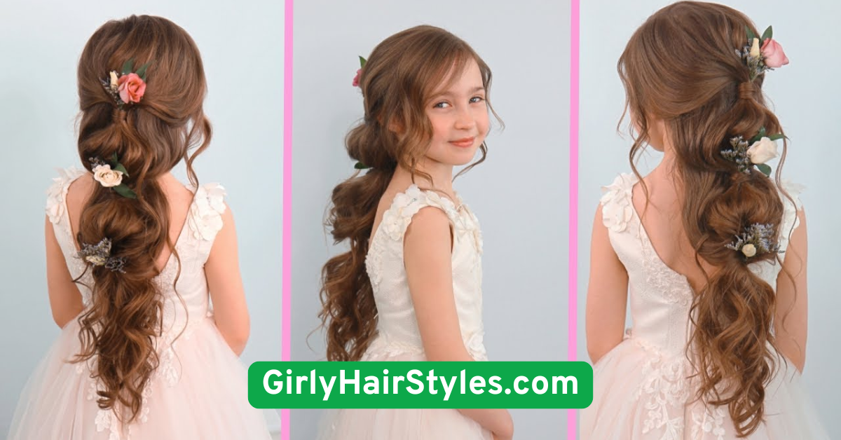 The Half-Up Flower Twist