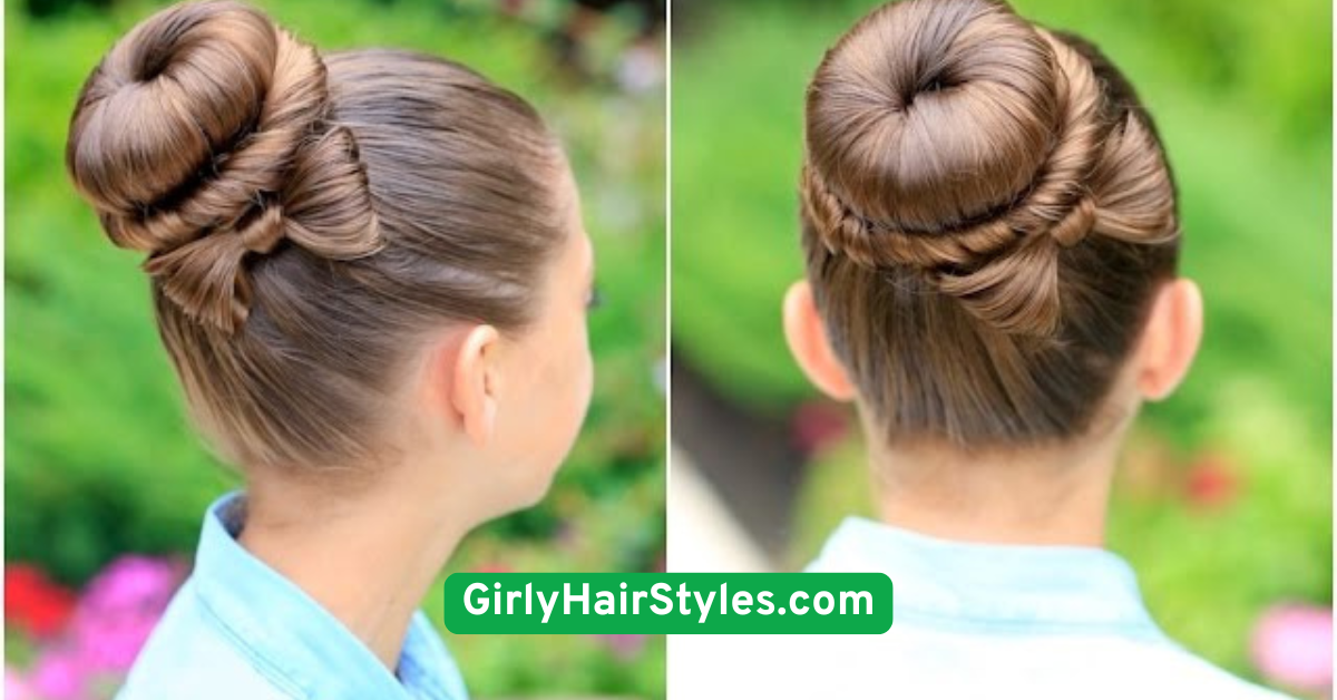Messy Bun with a Bow